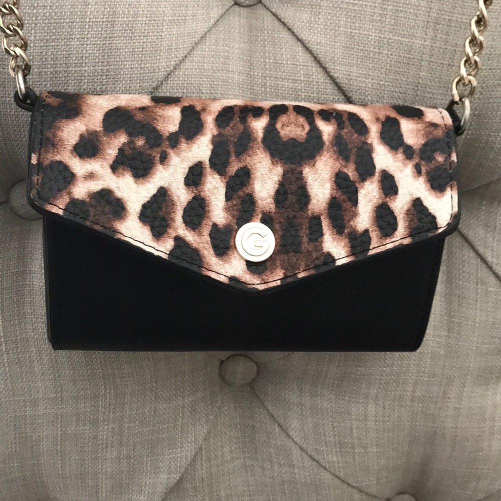 G by Guess leopard crossbody